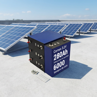 Cellules de batterie LiFePO4 Grade Cornex 3.2V 280Ah 314Ah 320Ah 340Ah, 8000 cycles, pour stockage d'énergie solaire, batteries lithium-ion