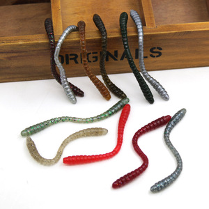 Señuelos blandos para exteriores Ya Jie, 10 cm, paquete de 10, cebo artificial para pesca en agua dulce, cebo de fondo - Product Image 1