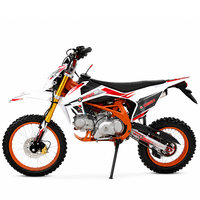 Moto tout-terrain Enduro 125cc à essence, moteur 4 temps, suspension hydraulique, frein à disque, motocross