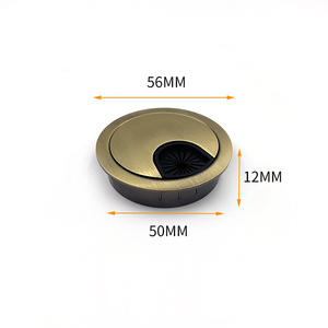 Grommet d'organisation de câbles en alliage de zinc bronze avec trou de 53 mm pour atelier, salle à manger, hôtel, extérieur, chambre, supermarché - Product Image 3