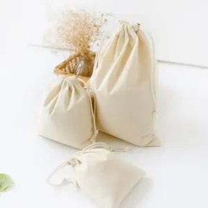 Bolsa de Lona Personalizada con Logotipo Impreso, Ecológica, con Asas y Cordón, para Joyería - Product Image 5
