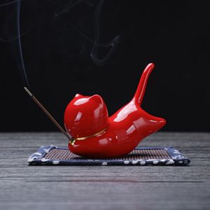 6.<span class=keywords><strong>2</strong></span>*3.<span class=keywords><strong>2</strong></span> * 5.6厘米陶瓷香薰燃烧器摆件猫茶宠物笔架家用室内香槽棒香架 - Product Image 6