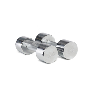 Mancuerna de Acero de Lujo Guli Fitness, Mancuerna Electrochapada, Mancuerna de Hierro Fundido OEM/ODM, Mancuerna Cromada para Levantamiento de Pesas para Damas - Product Image 6