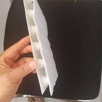 Planche de drainage composite en HDPE avec géotextile pour projets de drainage des parcs et des parkings