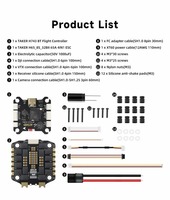 Controlador de Vuelo GEPRC TAKER H743 MINI Stack 32Bit 60A 20x20 STM32H743 ICM42688P Dual BEC 3-8S para Dron FPV Quadcopter