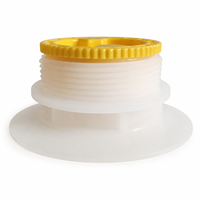 Sac de stockage de liquides transparent grande capacité avec valve de 2 pouces, pochette souple de qualité alimentaire avec port de remplissage personnalisé pour