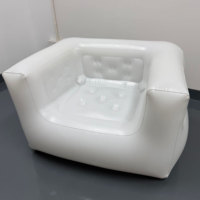 Canapé gonflable en PVC personnalisé, chaise longue gonflable pliable, canapé gonflable pour une personne
