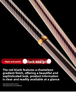 คันเบ็ดตกปลาทะเลชายฝั่ง คันจิ๊กกิ้งเร็ว คาร์บอน ด้ามจับ EVA  วงแหวนไกด์ Fuji  แข็งแรง สำหรับตกปลาไวท์เอ็มเพอเรอร์  ปลากะพงขาว - Product Image 5