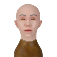 Masque facial pour cosplayeur d'Halloween, masque intégral en silicone pour femme, masque pour Drag Queen TS