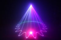 DMX DJ Stage Animation 5W RGB Laser Light pour Night Club Christmas Party Event