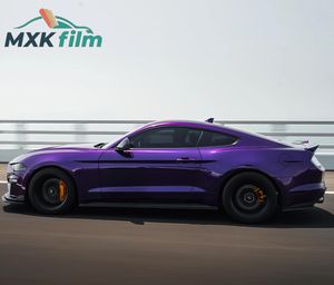 Rouleau de film vinyle pour voiture, enveloppement intégral, 1,52 x 18 m, vert brillant métallisé, violet nuit changeant de couleur, film vinyle pour enveloppement intégral de voiture - Product Image 3