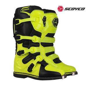 SCOYCO <span class=keywords><strong>moto</strong></span> bottes hommes course <span class=keywords><strong>Cross</strong></span> Country bottes Endurance Motocross chaussures tout-terrain Motocross bottes chaussures de Sport - Product Image 4