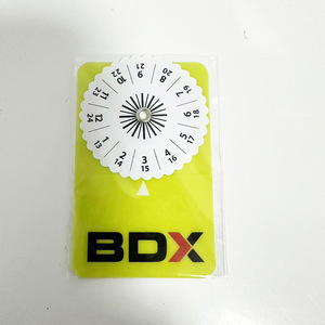 Customizable Temporary Parking Discs Plastic 15x10.6Cm For Car Parking Export - Product Image 3