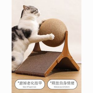 This <b>cat</b> scratching board is durable, doesn't shed scabs, and is made of sisal. It's a vertical <b>cat</b> scratching ball that's easy - Product Image 5