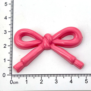 Solid Color Hollow Bow Resin Hair <b>Clips</b> Diy Jewelry Accessories Casual Decorative Bowknot For Hair Phone Case Shoe Patch - Product Image 3