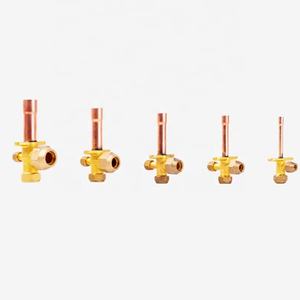 صمام خدمة مستقيم من النحاس من مينران لأجزاء مكيف الهواء مقاس 1/4 و3/8 و1/2 و5/8 و3/4 بوصة - Product Image 1