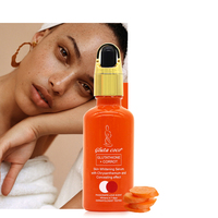 Produits de beauté naturels à la carotte en marque privée, lotion éclaircissante, crème blanchissante pour le visage, sérum à la vitamine C, ensemble de soins anti-âge pour la peau