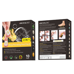 HAOBLOC Plester Herbal Jahe untuk Detoksifikasi Kaki, Pengalaman Spa di Rumah, Lebih Unggul daripada Rendaman Kaki Tradisional, Bersertifikat ISO - Product Image 3