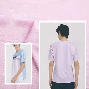 Vente en gros de tissu de sport respirant à séchage rapide en maille jacquard camouflage, matière spandex pour la course à pied - Product Image 2