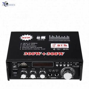 Radio AOSHEN de 2 Canales con Bajos, Bluetooth, FM y Amplificador de Sonido para Auto - Product Image 2