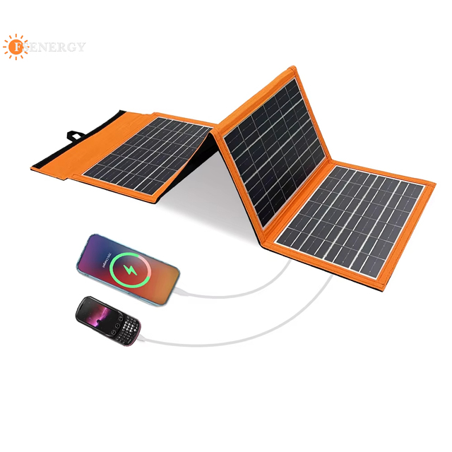 Factory Custom 20W New Energy Waterproof Outdoor Foldable Solar Panel Charger with Dual USB for Phone Battery