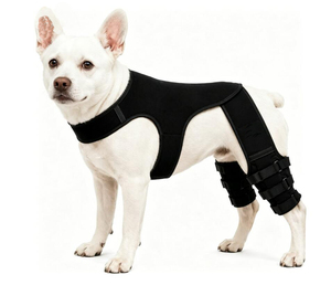 Rodillera Rectangular Ajustable para Perros, Soporte para Lesiones de LCA en Patas Traseras con Tira Reflectante para Uso en Exteriores - Product Image 1