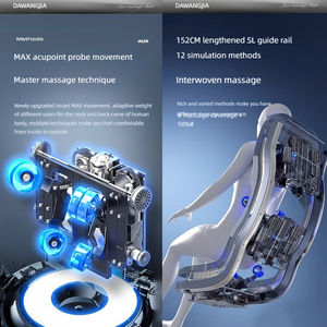 Dawangjia 2025 A11 Robot électrique de luxe Shiatsu <span class=keywords><strong>Salon</strong></span> <span class=keywords><strong>Thai</strong></span> zéro gravité corps de pied 3d 4d SL piste chaise de <span class=keywords><strong>Massage</strong></span> complet du corps Ai - Product Image 4