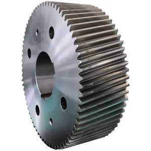 CNC Machining Forged Steel Big Helical Pinion Gear Custom High Quality Drive Large Gear