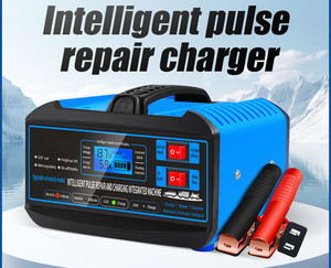 Thông Minh 12V 24V Phổ 3 Giai Đoạn Xung Xe Máy Chì Axit Pin Sạc Tự Động Sửa Chữa 12V 8A Pin Xe Hơi Sạc - Product Image 2