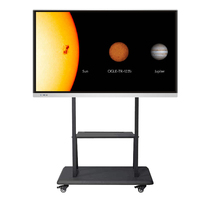 Pantalla Interactiva Inteligente de 86 Pulgadas, 4K LED IR, Android Windows, Sistema Operativo Dual, Cámara de 13MP, 1 Año de Garantía, para Salón de Conferencias