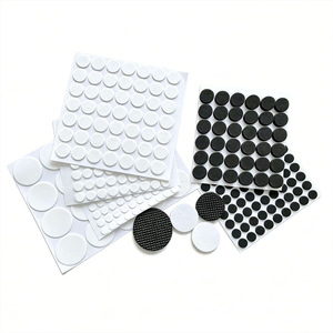 Patins de protection ronds en mousse EVA Dandelion noirs antidérapants adhésifs pour pieds de meubles, tables et chaises – Taille personnalisée disponible - Product Image 4