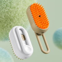 Brosse de nettoyage antistatique pour poils d'animaux Chat Toilettage Massage Enlèvement pour chiens Bois Silicone Caoutchouc Plastique-Solution tout-en-un!