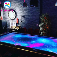 Équipement de parc d'attractions intérieur, machine de jeu de billard interactive numérique à projection sportive