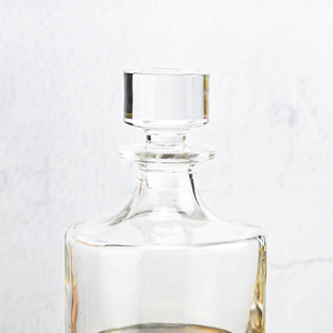 Logo personalizzato 1000ml Decanter per <span class=keywords><strong>whisky</strong></span> con tappo in vetro Decanter di grande capacità per uso domestico per alcol Wine Brandy - Product Image 4