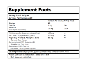 OEM/ODM Formula Pertahanan Herbal Ekstra Ampuh Softgels - 400mg Setiap Kapsul dari Minyak Oregano & Minyak Habbatussauda + Antioksidan - Product Image 5