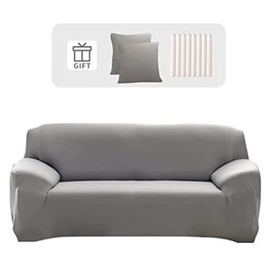 Capa de Sofá Elástica Universal de Alta Qualidade para Sala de Estar, Poliéster/Spandex, Capa Protetora Sólida para Sofá de 3 Lugares - Product Image 1