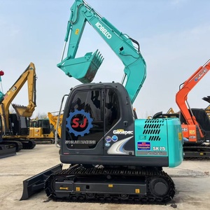 รถขุดมือสองราคาถูก Kobelco SK75 รถขุดตีนตะขาบคุณภาพสูง KOBELCO 75 135 อุปกรณ์วิศวกรรมเครื่องกล - Product Image 1