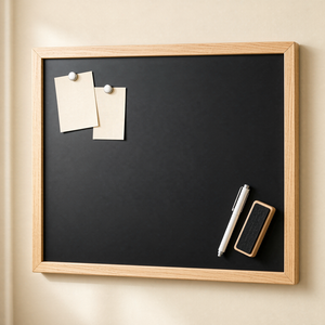 <span class=keywords><strong>Pizarra</strong></span> Magnética con Marco de Madera Sólida, Ecológica, No Tóxica, que Ahorra Espacio, para Habitación Infantil, Guardería, Dibujo y Arte, Cumple con la Norma EN71 - Product Image 3