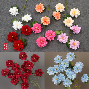 ดอกโบตั๋นประดิษฐ์ 20 ชิ้น พลาสติก สำหรับตกแต่งเพดานงานแต่งงาน สีแดง สีชมพูแชมเปญ สีแดงกุหลาบ ของตกแต่งบ้าน - Product Image 4
