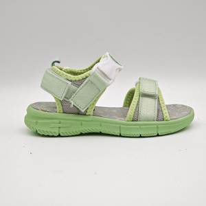 Sandali Estivi <span class=keywords><strong>Verde</strong></span> <span class=keywords><strong>Menta</strong></span> per Bambini - <span class=keywords><strong>Scarpe</strong></span> Casual da Spiaggia con Velcro, Rete Traspirante, Punta Aperta e Antiscivolo - Product Image 1