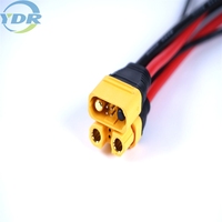 Kabel Harness Konektor XT30 XT60 XT90 Male Female 600V Berlapis Timah Tembaga Berisolasi Nilon 200mm untuk RC FPV Baterai Lipo 2 Pin