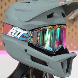 แว่นตาสำหรับขี่มอเตอร์ไซค์แบบเปลี่ยนเลนส์ได้ อุปกรณ์เสริมสำหรับขี่มอเตอร์ไซค์ แว่นตาสำหรับมอเตอร์ไซค์วิบาก แว่นตาสำหรับมอเตอร์ไซค์วิบากแบบมีแผ่นกันฝุ่น แว่นตาสำหรับมอเตอร์ครอส - Product Image 6