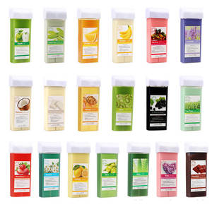 Cartouche <span class=keywords><strong>de</strong></span> cire dépilatoire en rouleau sans colophane 100 ml, cire cristalline douce pour épilation indolore, pour usage professionnel en salon et à domicile - Product Image 2