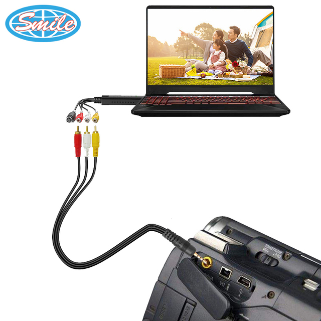 USB 2.0 Video Audio Capture Card Device Adapter VHS to PC DVD VCR Converter Easy Capture Card Adapter Capture Card
