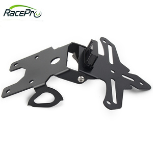 ชุดกำจัดบังโคลนรถมอเตอร์ไซด์สีดำ racepro ตัวยึดป้ายทะเบียนพร้อมไฟ LED สำหรับยามาฮ่า XSR155 <span class=keywords><strong>XSR</strong></span> <span class=keywords><strong>155</strong></span> 2019 2020 - Product Image 6