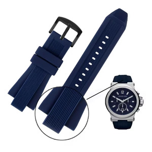 Bracelet de montre en silicone pour <span class=keywords><strong>Michael</strong></span> Kors MK9020 MK8729 MK9026 MK8184 MK8152, bracelet souple pour hommes, bracelet de remplacement, 13x29mm - Product Image 3