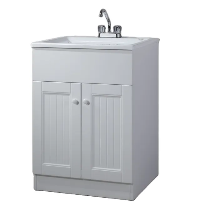 SALLY CUPC ABS Shower Sink Composite Utility For Custom Wholesale One Hole Drop-in type Laundry Bathroom Wash Basin Sink