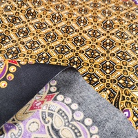 Tissu imprimé floral 100% polyester, vente en gros, linge de lit imprimé en Polyester