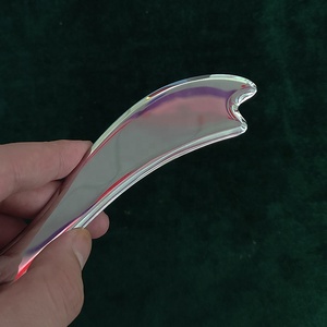 Masseur facial en acier inoxydable pour la santé traditionnelle chinoise, raffermissant la peau, en forme de poisson, contrôle manuel filaire - Product Image 4