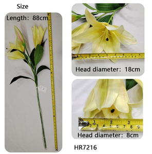 Lys artificiel rose Real Touch pour la décoration de maison et de mariage Faux fleur de lys Faux fleurs de lys - Product Image 6